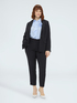 Structured blazer with jewel button image number 3