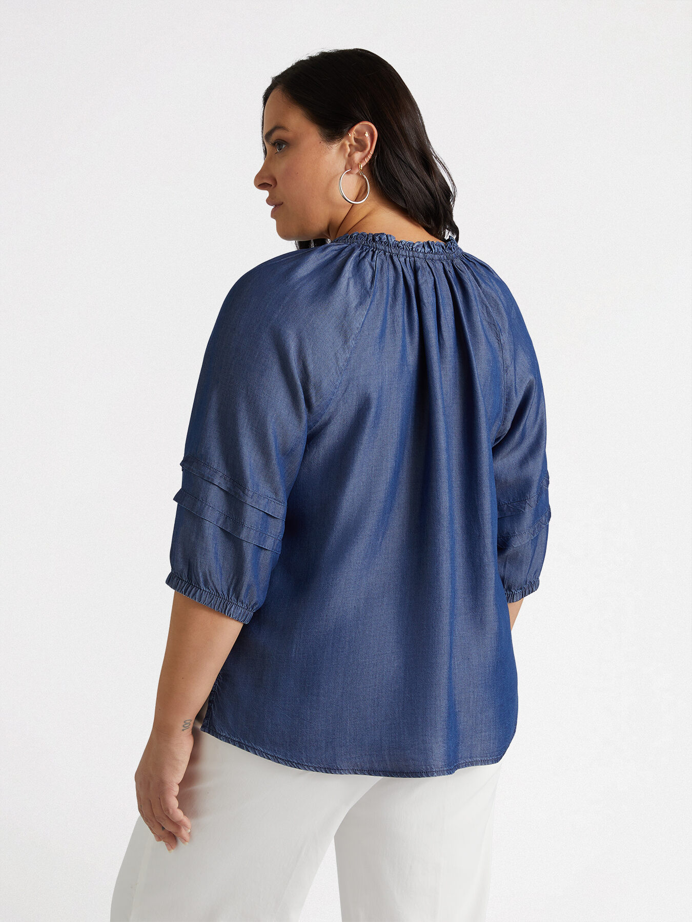Blusa con fibre in TENCEL™​ image number 1
