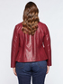 Animal print biker jacket image number 1