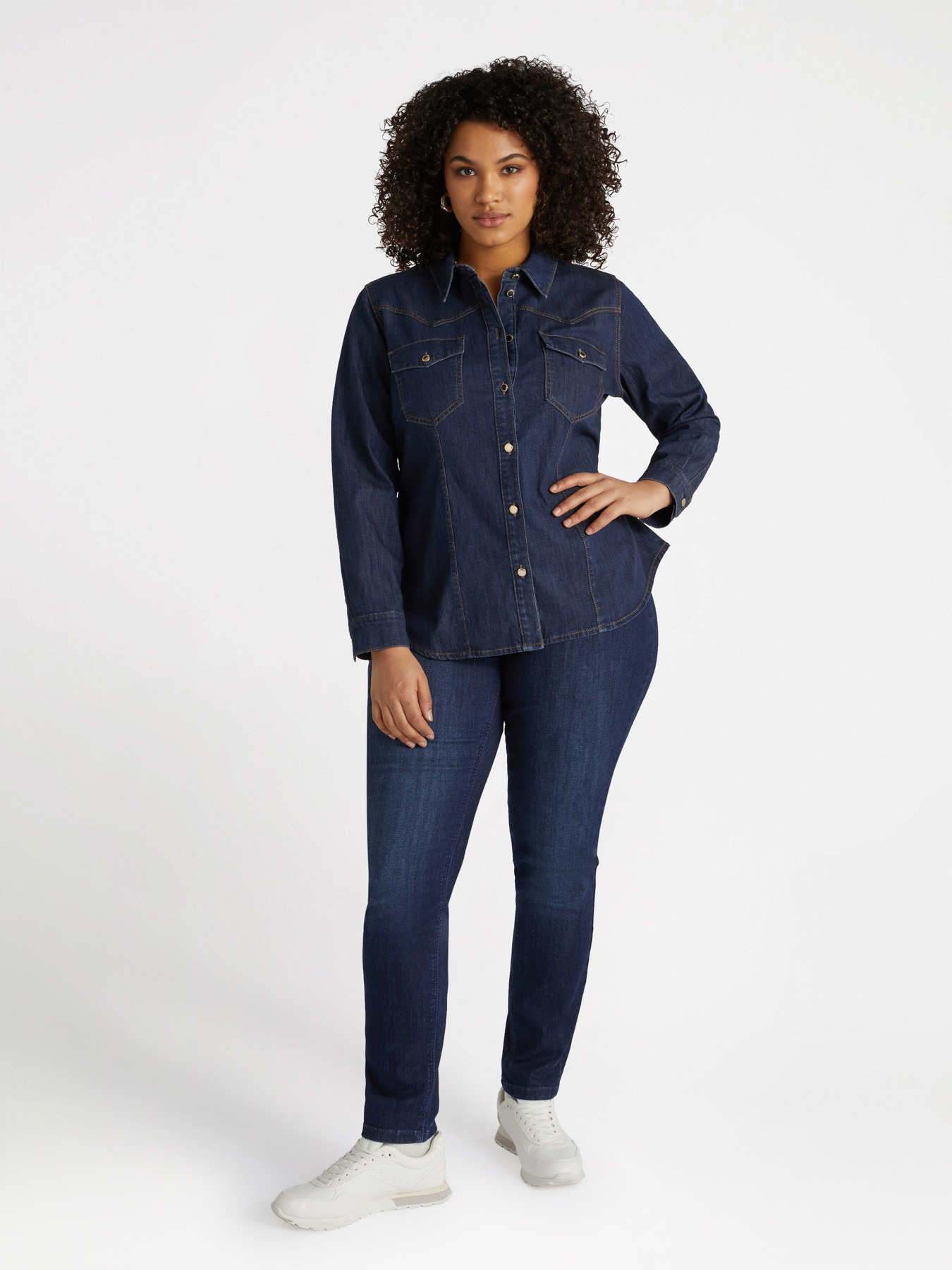 Denim shirt image number 3