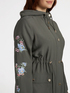 Lightweight embroidered parka image number 5