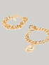 Set di due bracciali a catena image number 1