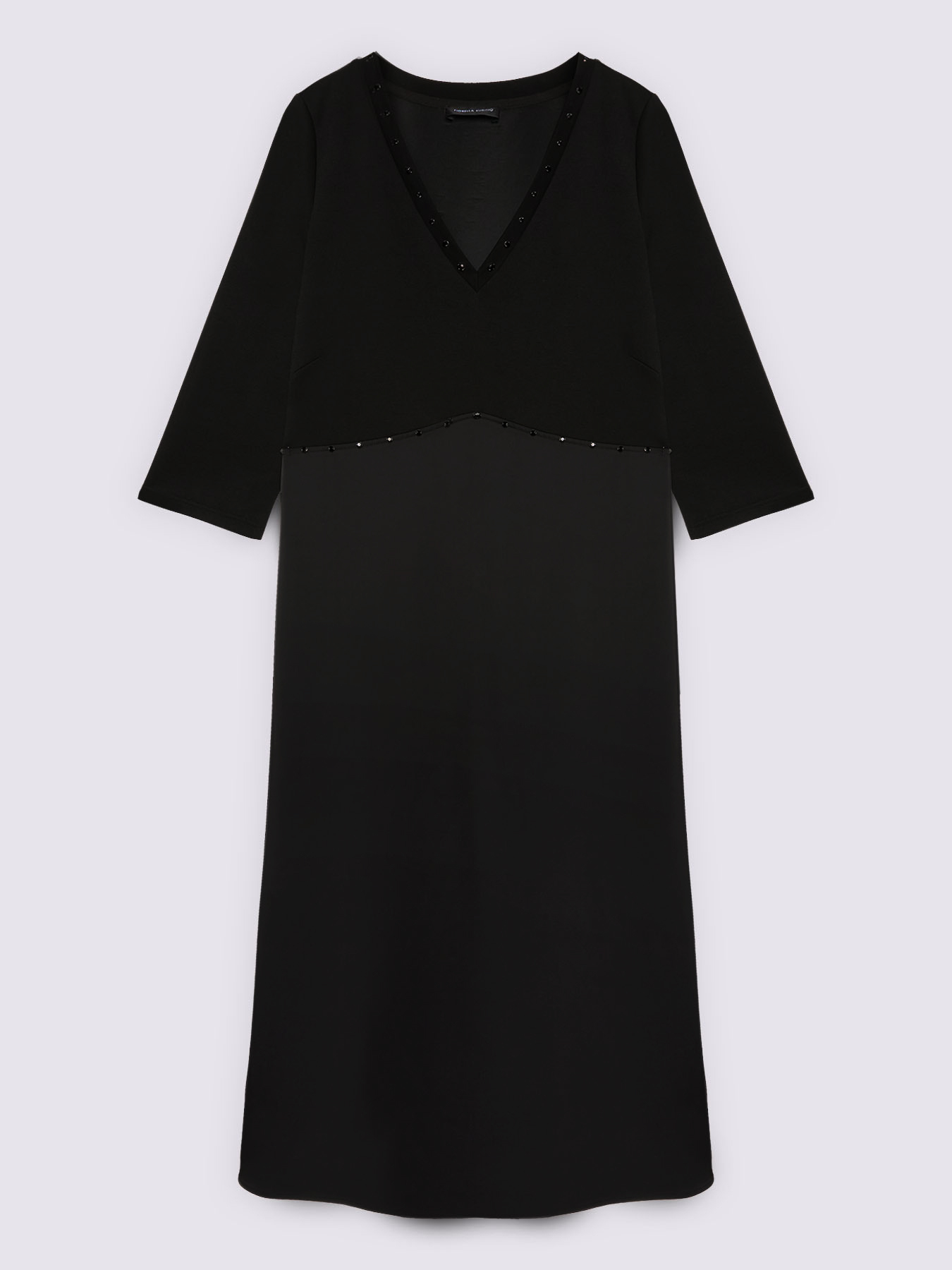 Vestito PRETTY ibrido con scollo a V image number 4