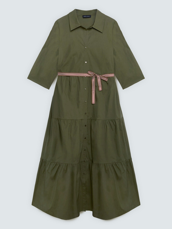 Power viscose shirt dress