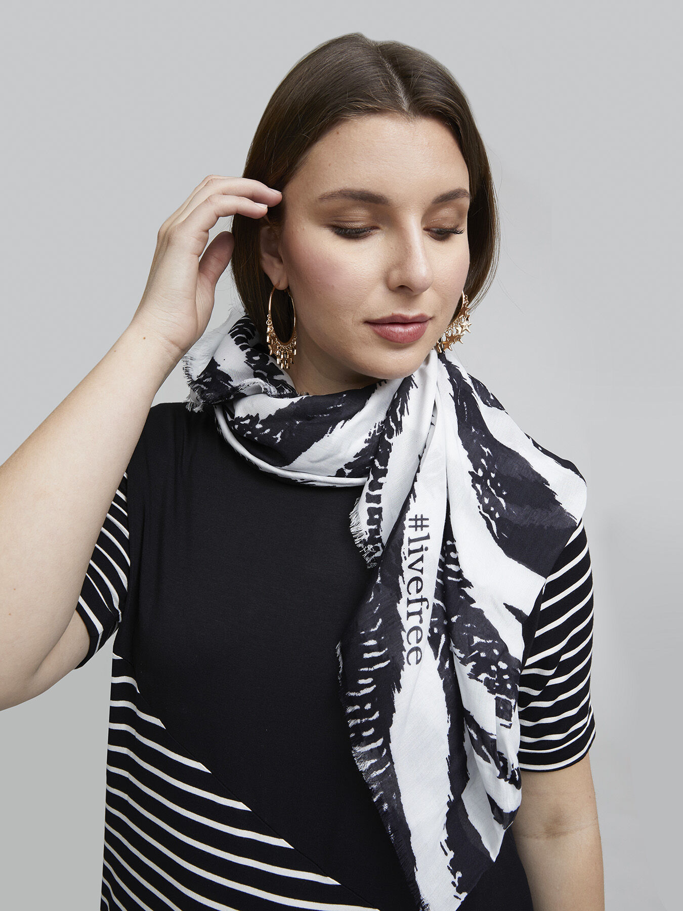 Sciarpa stampata