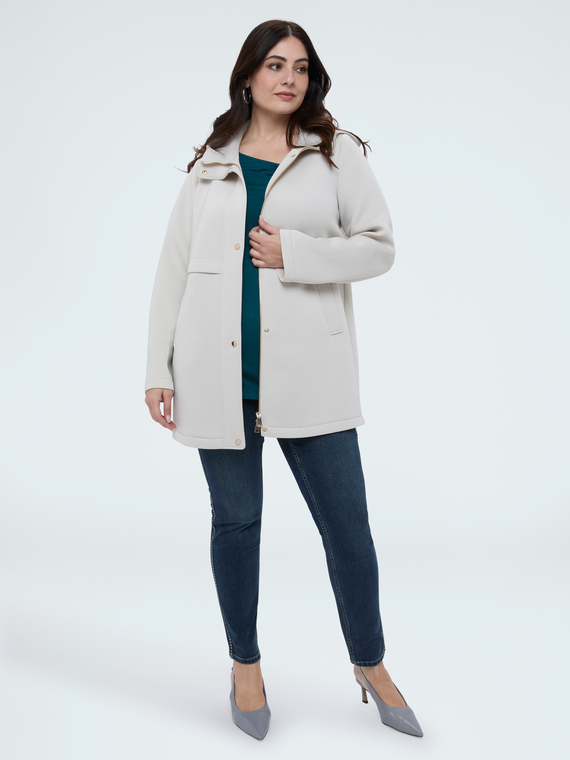 Jeggings in Washed-Optik mit Applikationen