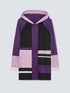 Colour-Block-Cardigan mit Kapuze image number 3