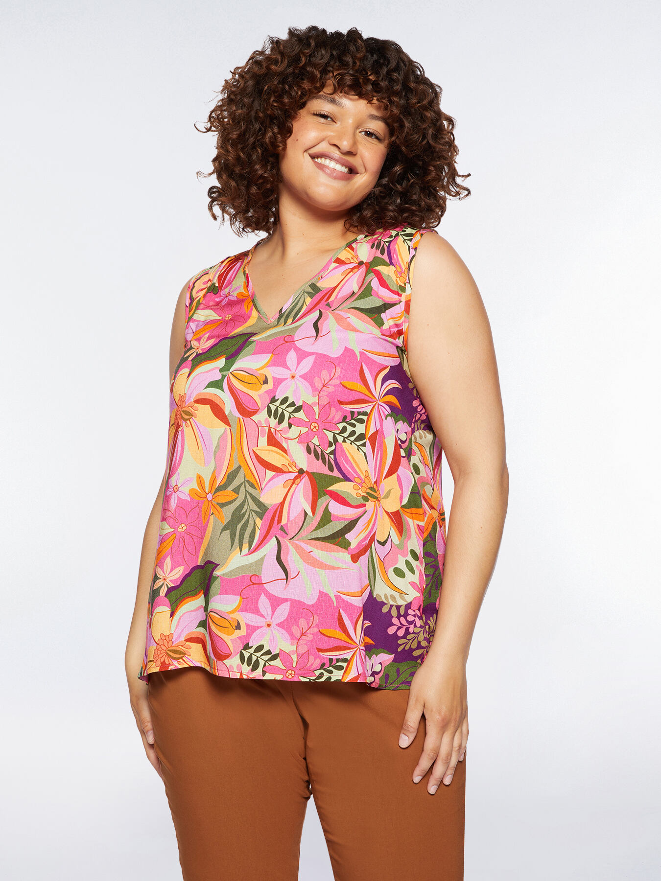 Top &agrave; fleurs image number 0