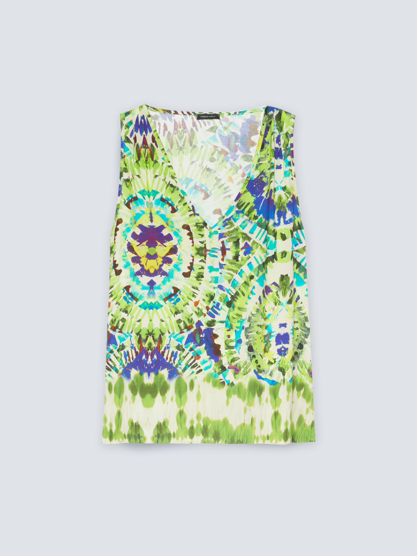 Tie dye print top image number 4