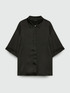 Stretch satin shirt image number 5