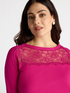 Maglia con inserti in pizzo image number 3