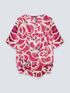 Blouse printed with overlaps image number 4