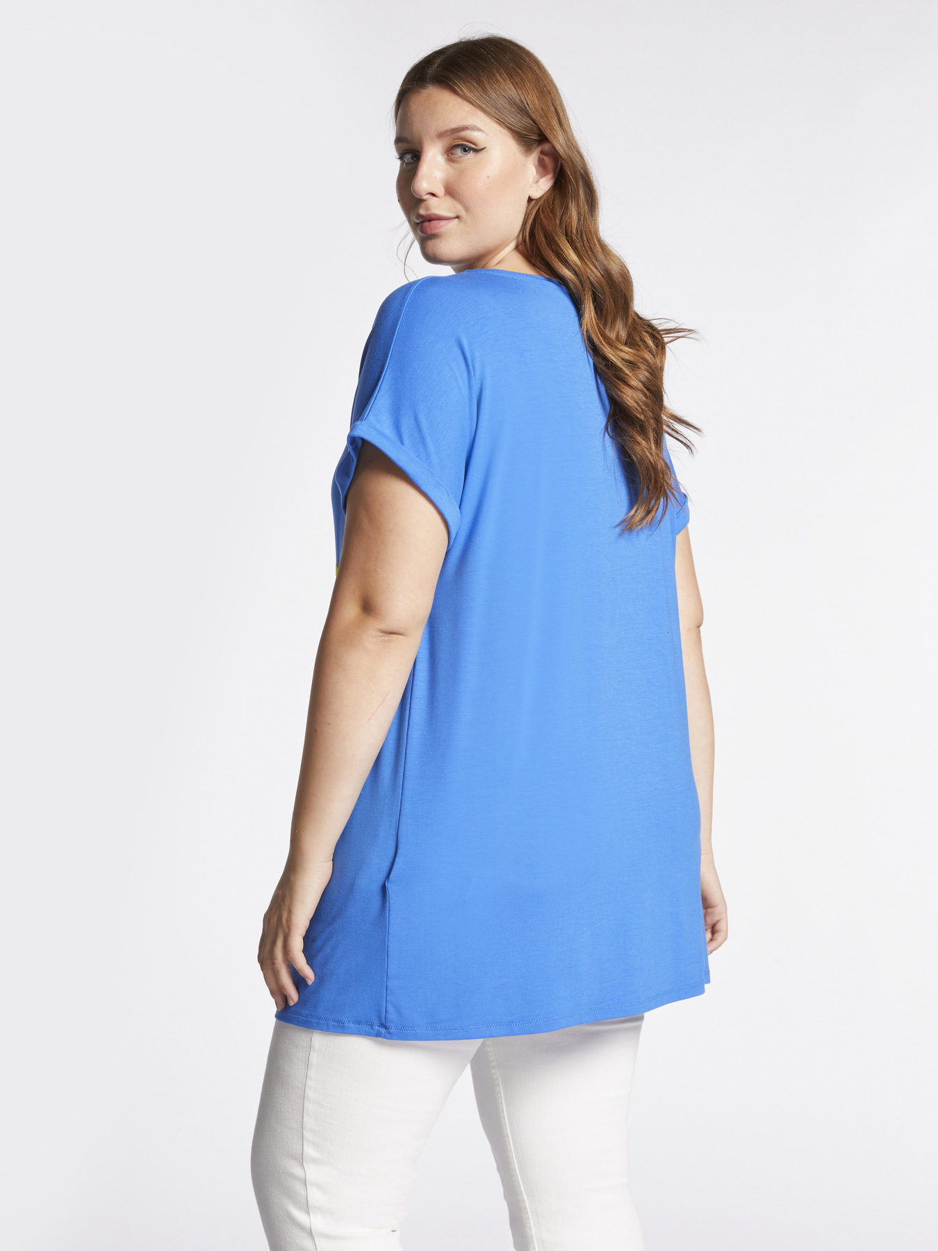 Maxi t-shirt con scritte image number 1