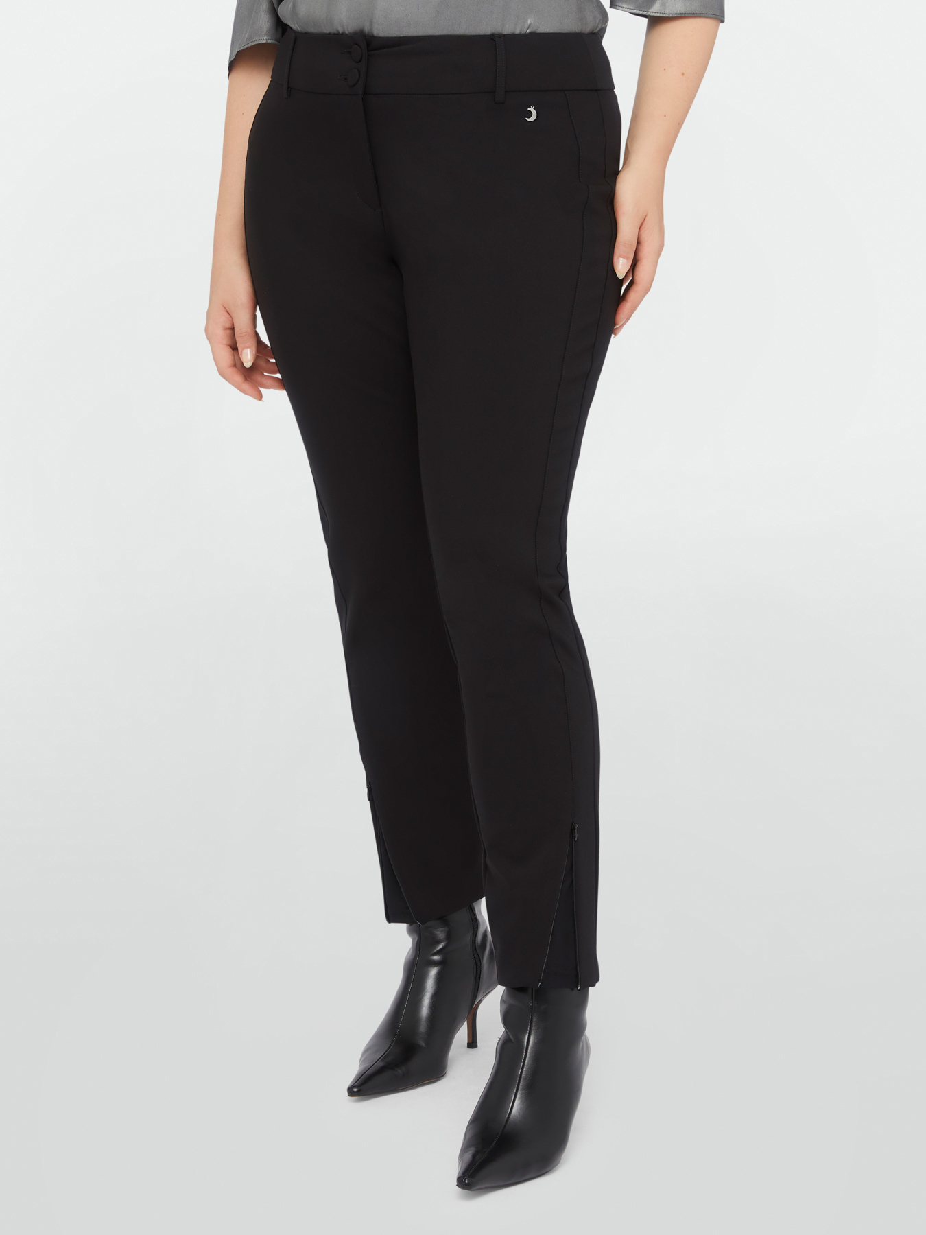 Pantalon skinny avec d&eacute;tail en tulle image number 3