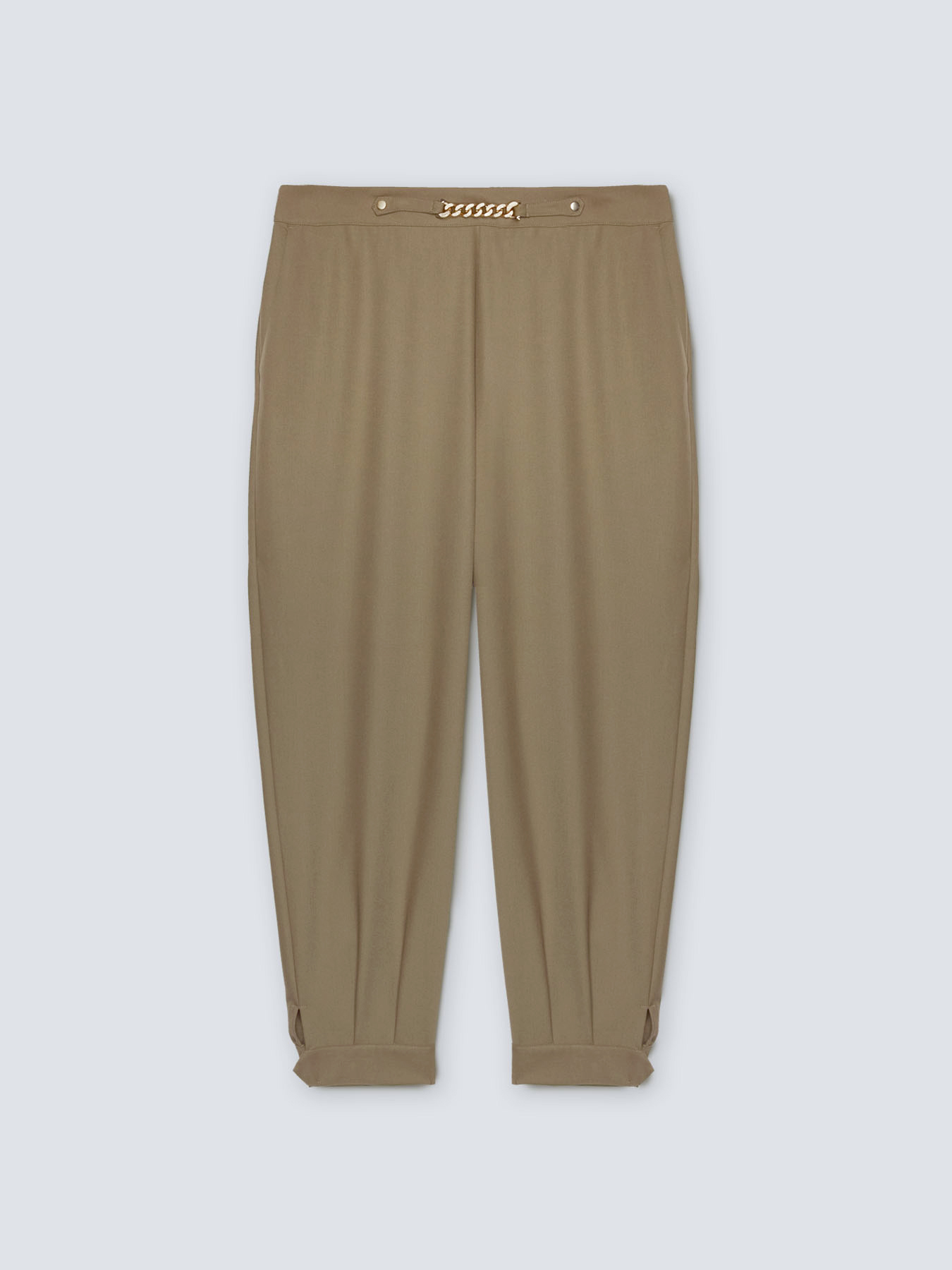 Pantalones relaxed fit con cintur&oacute;n joya image number 4