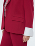 Blazer con polsino effetto camicia staccabile image number 6