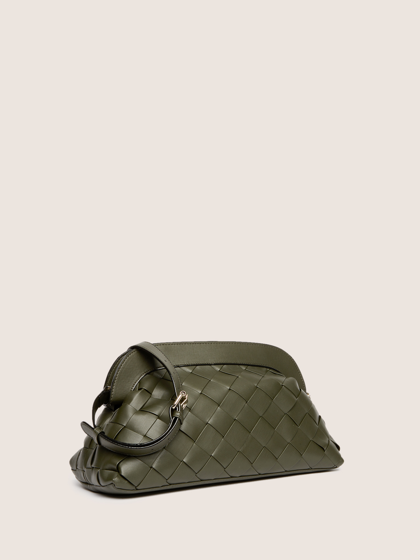 Geflochtene Tasche mit starrem Verschluss image number 1