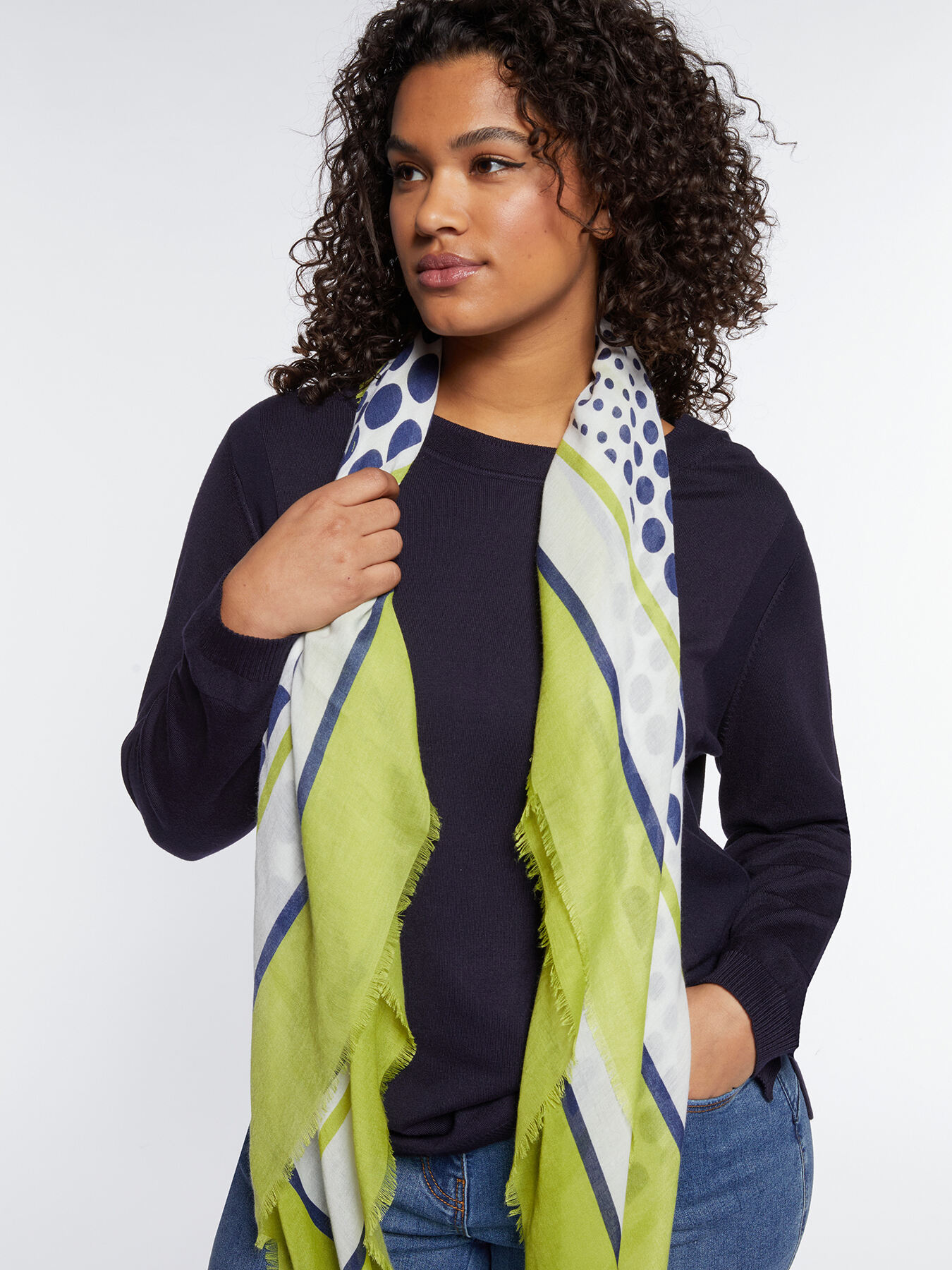 Poka dots scarf image number 2