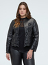 Jacke aus beschichtetem Stoff mit Blumenmuster image number 0