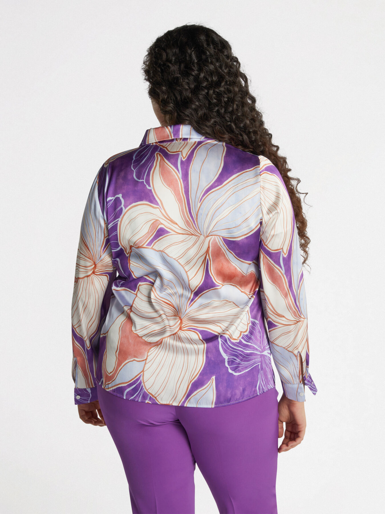 Camicia con stampa floreale all over image number 2