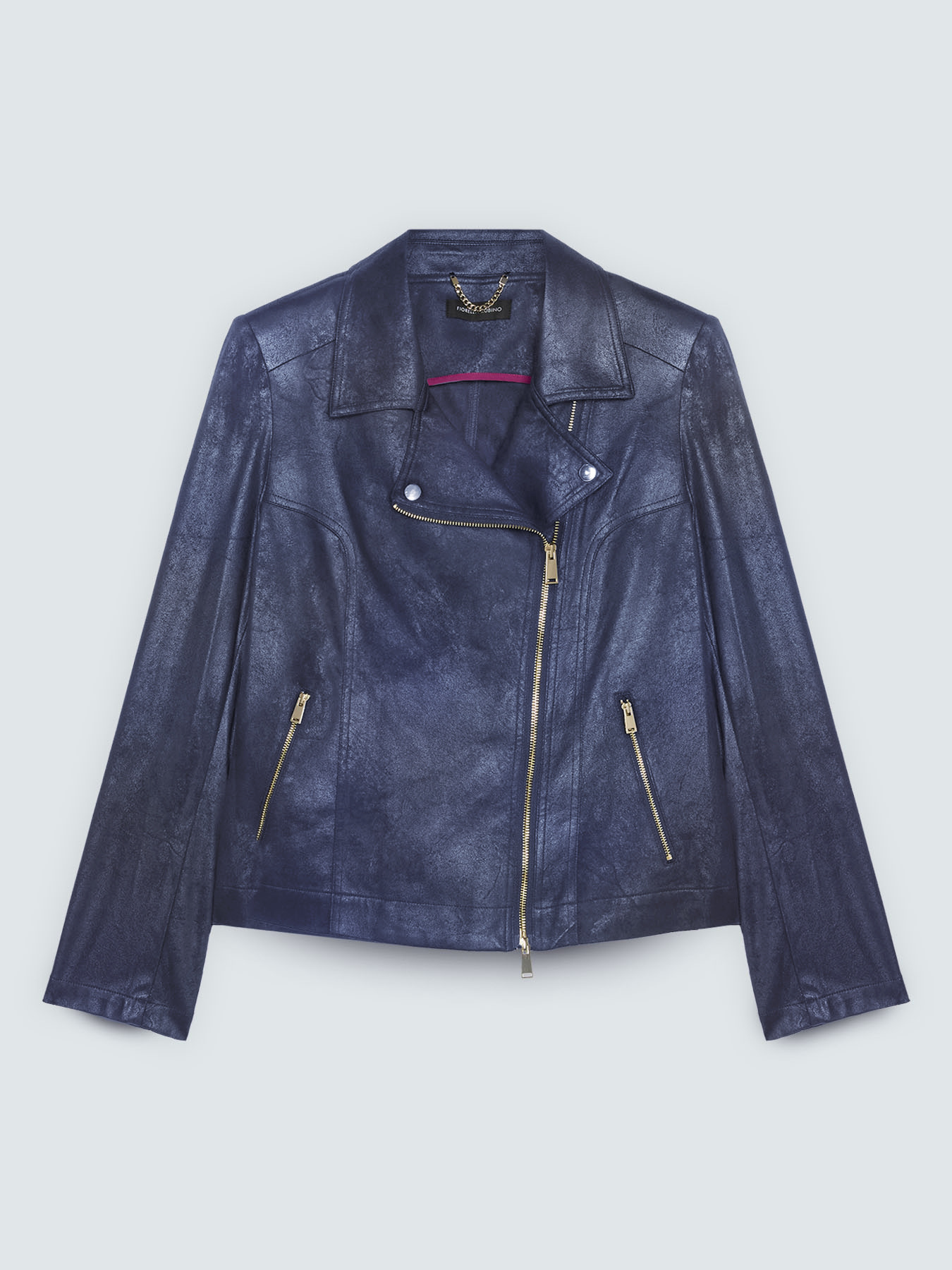 Bikerjacke mit asymmetrischem Rei&szlig;verschluss image number 4