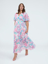 Floral georgette dress image number 1