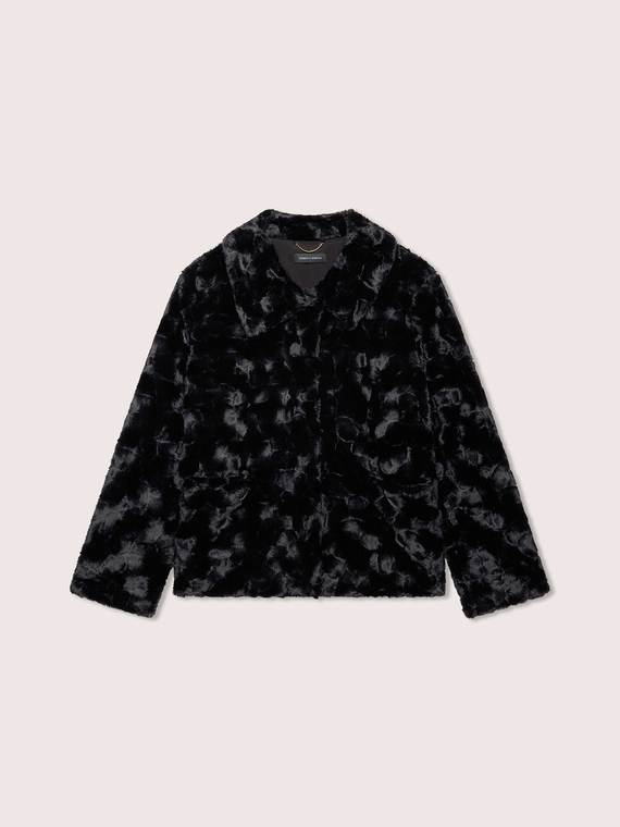 Short faux fur jacket