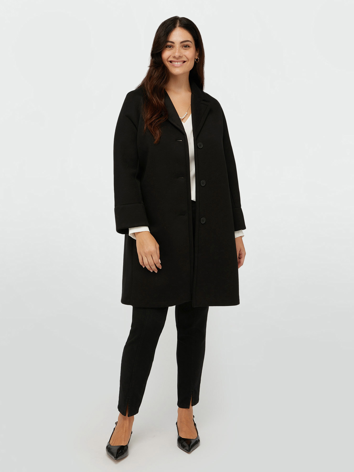 Manteau sans doublure en n&eacute;opr&egrave;ne image number 2