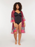 Printed open-front kaftan image number 2