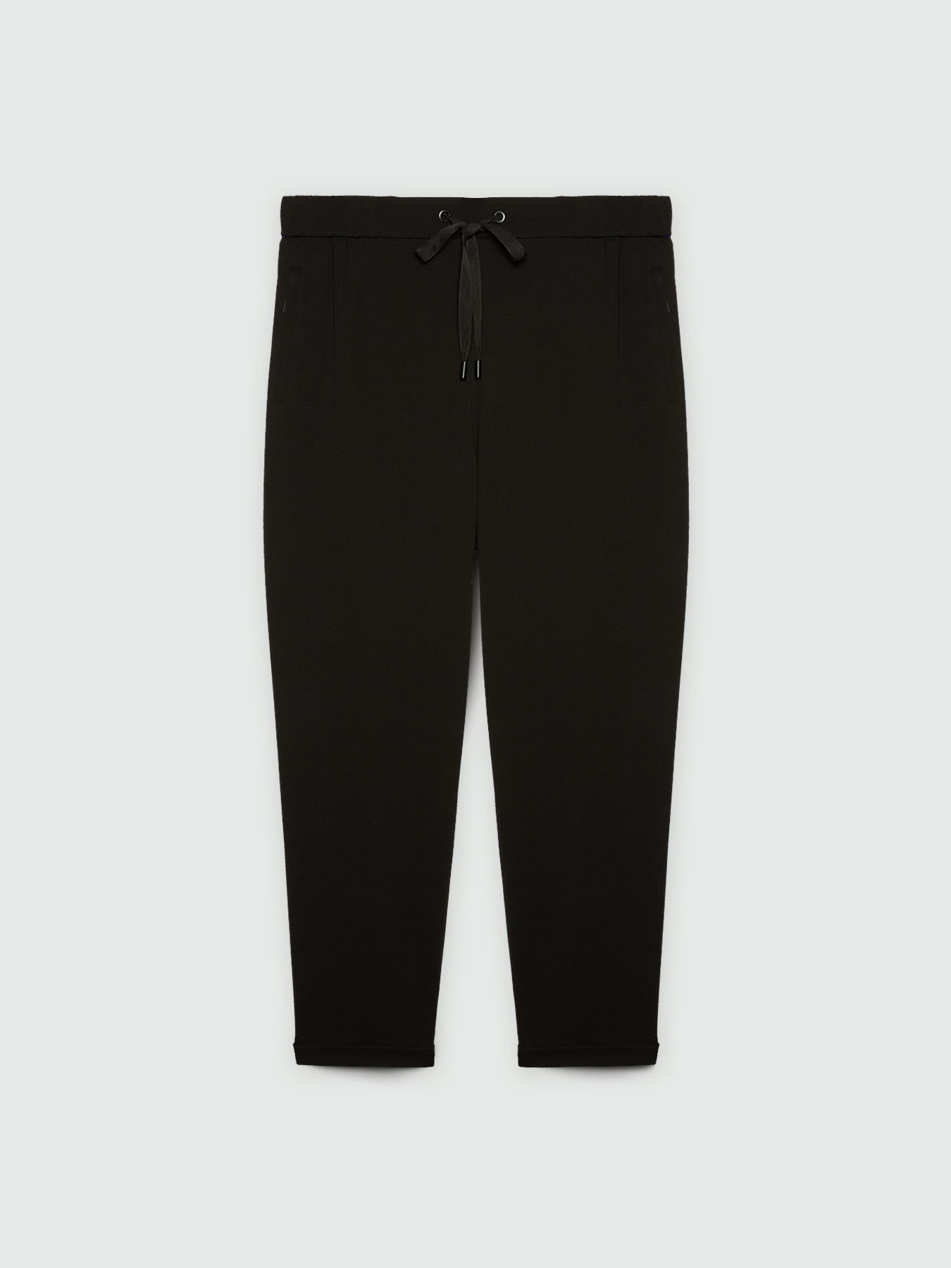 Pantalon jogger en cr&ecirc;pe de n&eacute;opr&egrave;ne image number 5