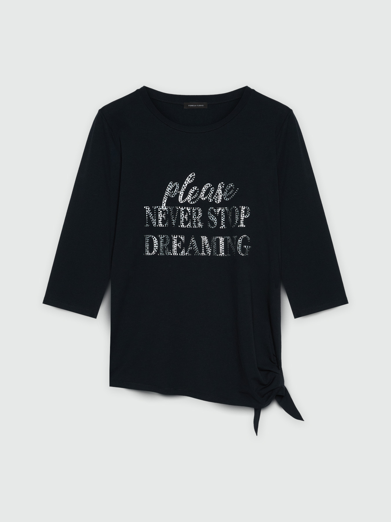 T-shirt with motivational print image number 4