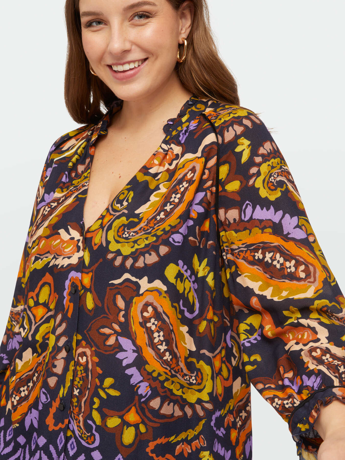 Bluse mit Paisley-Druck image number 2