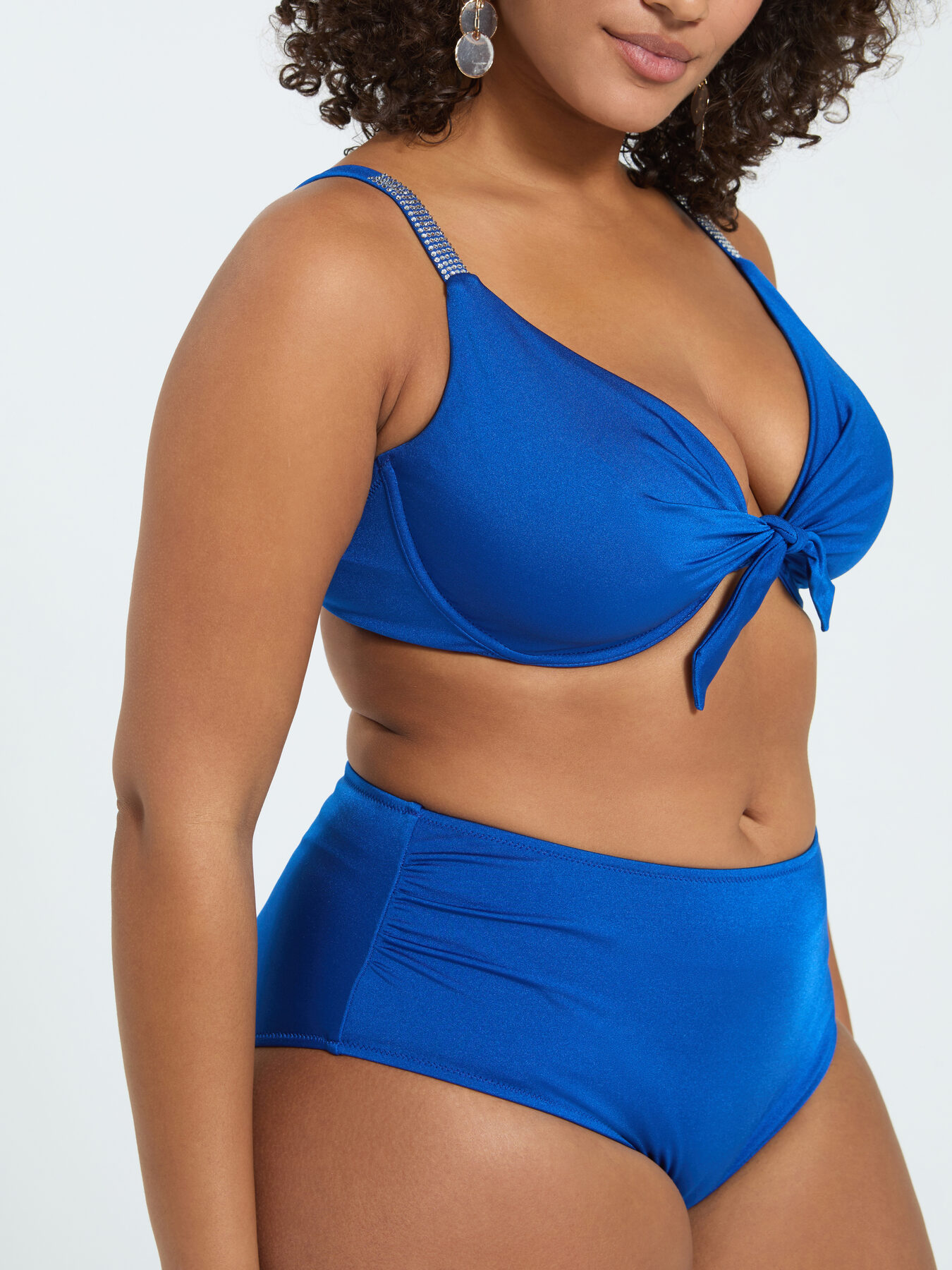 Bikini with bow and crystal image number 2