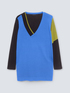 Colour block sweater image number 4