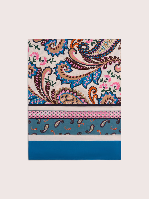 Paisley print scarf