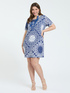 Jersey dress with bandana print image number 0