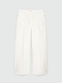 Pantaloni wide leg in cotone image number 5