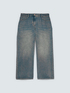 Cropped jeans washed wash image number 4