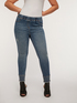 Jeggings cropped Smart Denim Collection con ricamo image number 2