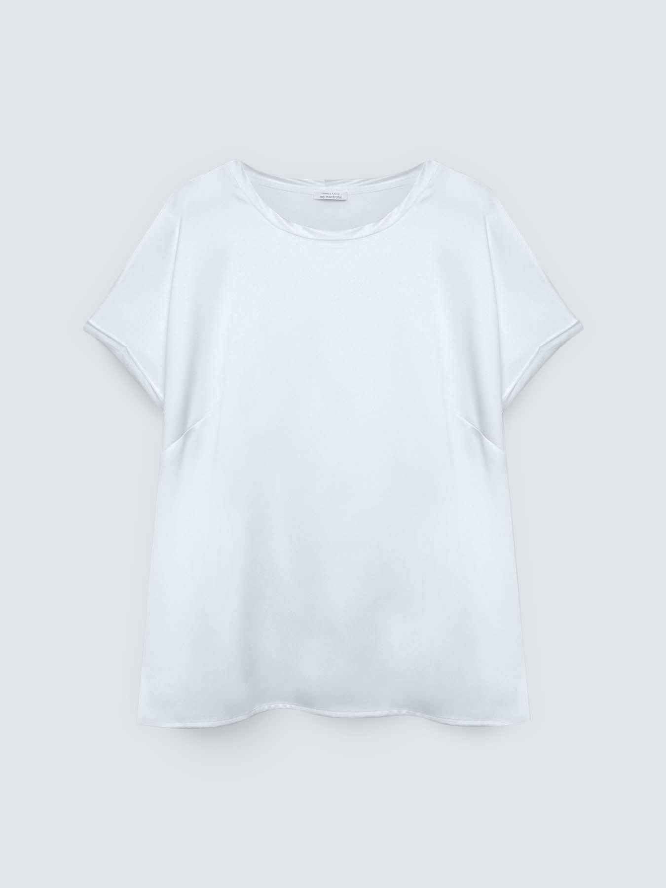 T-shirt bimati&egrave;re avec encolure ronde image number 4