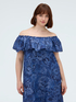 Long off-shoulder dress image number 3