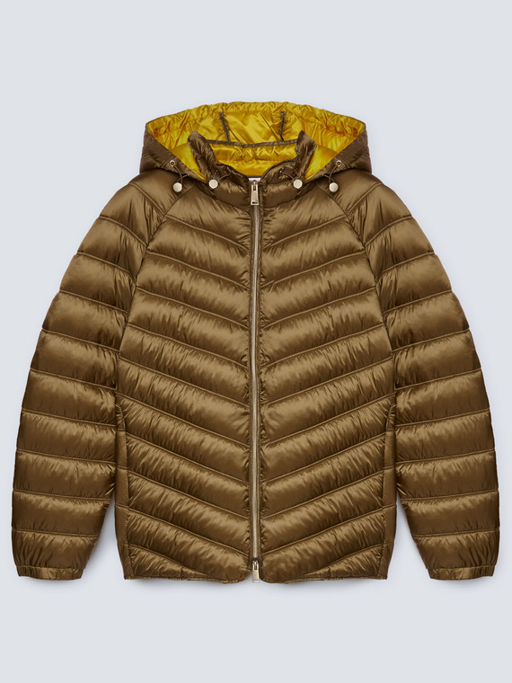 Two-tone Sorona® Aura lightweight down jacket