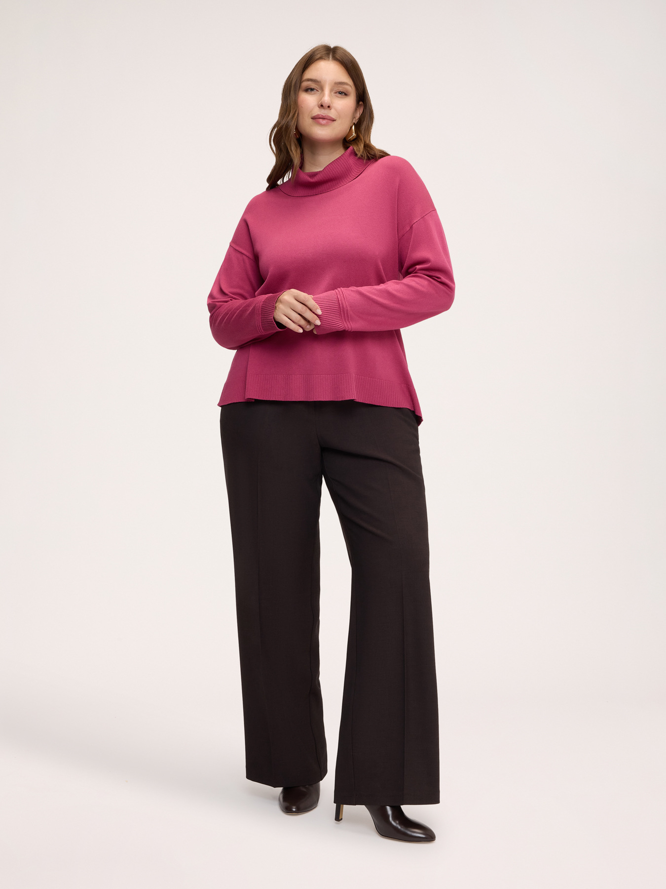 Turtleneck in viscose blend image number 2