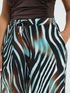 Palazzo-Hose mit Zebramuster aus Jersey image number 2