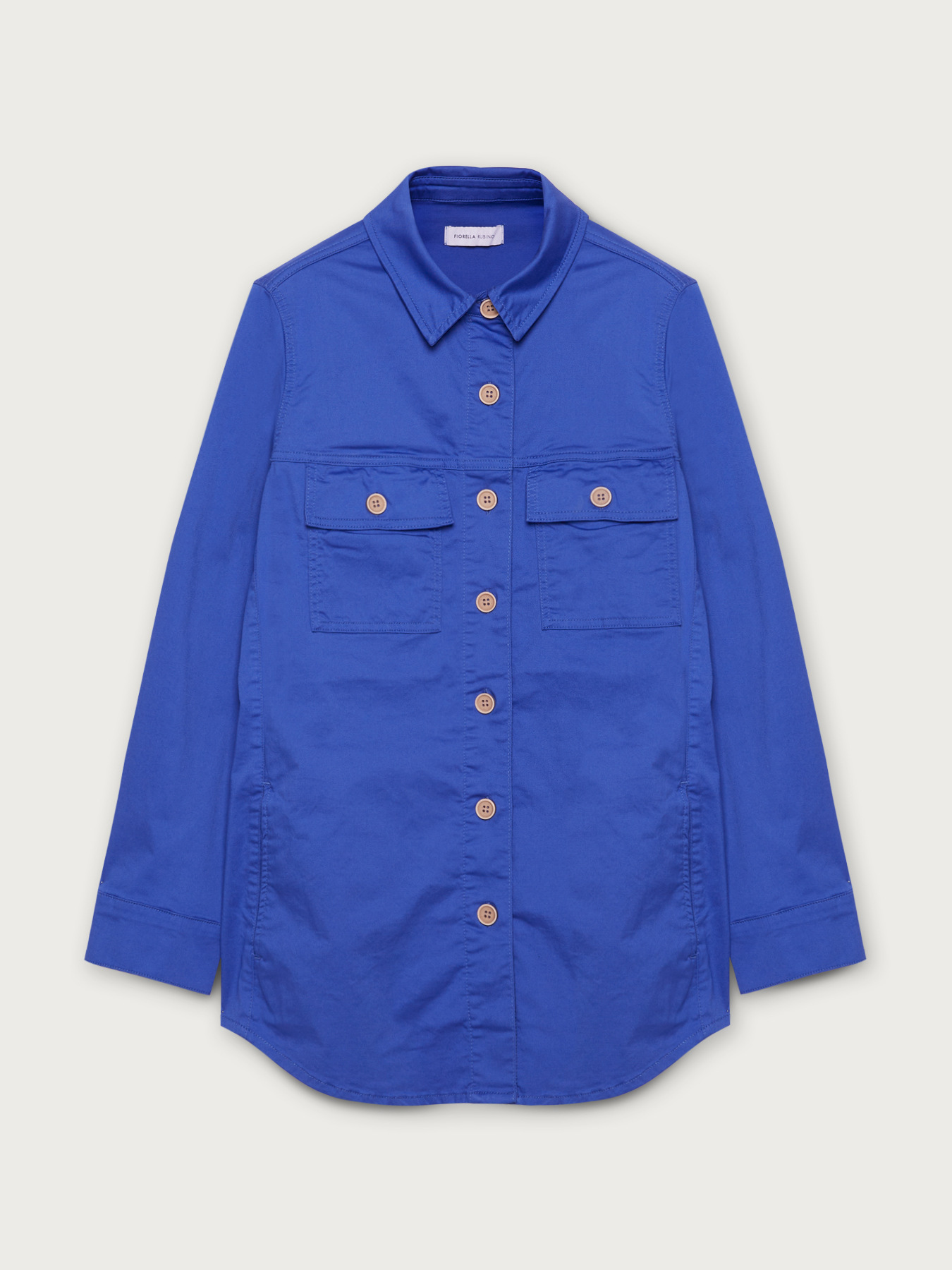 Camicia giacca in twill image number 3