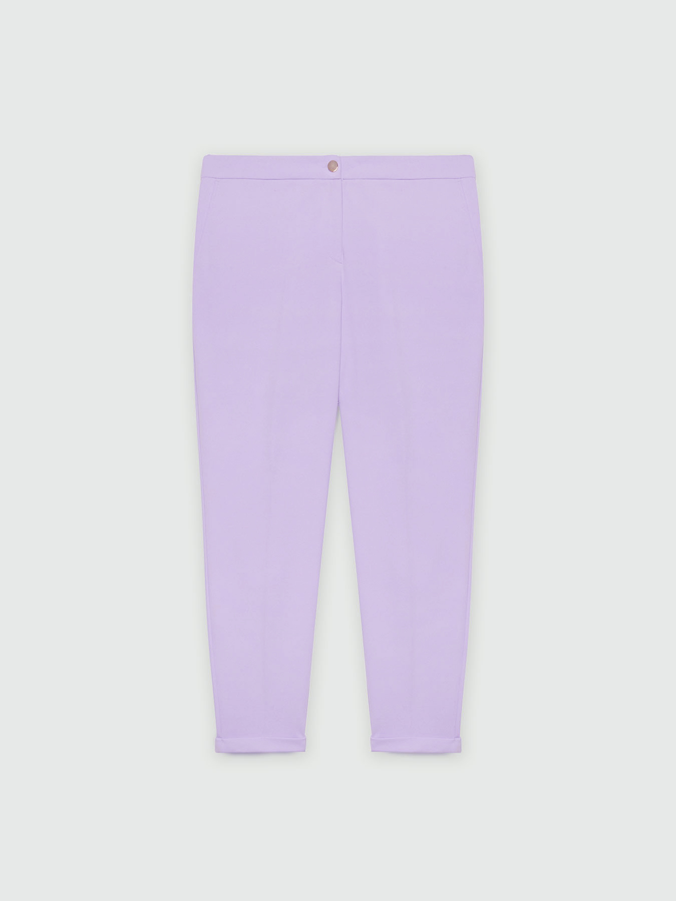 Pantalon Carrot Fit en cr&ecirc;pe de n&eacute;opr&egrave;ne image number 5