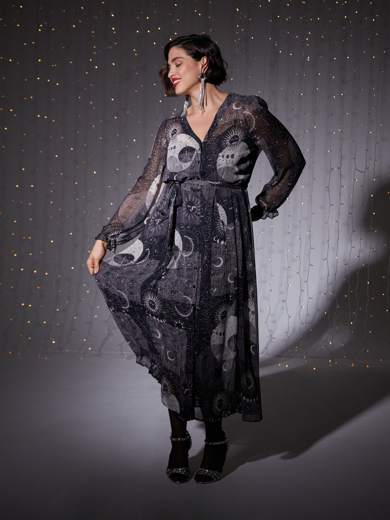 Robe longue imprim&eacute;e image number 2