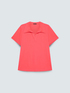 Cotton t-shirt with polo collar image number 4