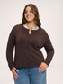 Cardigan misto viscosa scollo tondo image number 0