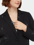 Long blazer with sparkles image number 4